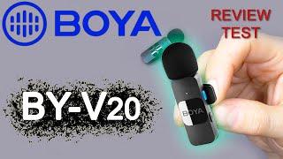 МИКРОФОН BOYA BY-V 20 / Беспроводной петличный / ОБЗОР / ТЕСТ / review с AliExpress