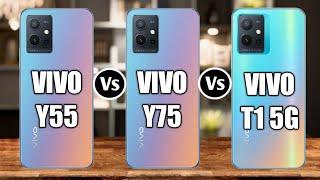 Vivo Y55 5G Vs Vivo Y75 5G Vs Vivo T1 5G