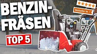 TOP 5 BENZIN SCHNEEFRÄSEN (Testsieger 2025)!!  | Die besten Benzin Schneefräsen