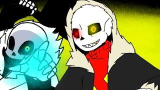 Dust! fellSans VS Cross! Sans (Animation)