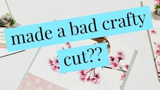 made a bad crafty cut??  Don’t Scrap It! Two awesome ways to turn them into HAPPY ACCIDENTS