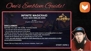 One's Emblem guide! - Infinite Magicraid