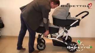 Bebetto 42  twin travel system from birth up to 36 months