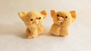 Easy Towel Animal Art Folding | How to Make Duckling From Washcloth | Housekeeping Towel Origami |