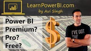 Power BI Premium vs Pro vs Free + How to save $$$