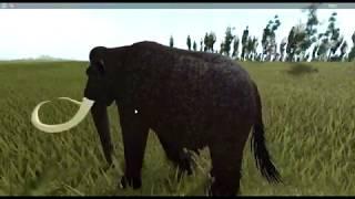 Smilodon and wooly mammoth encounter (Cenozoic Survival)