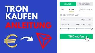 TRON (TRX) kaufen Anleitung  Schritt-für-Schritt