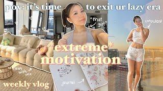 productive week in my life!  getting back on track with healthy habits / aesthetic vlog