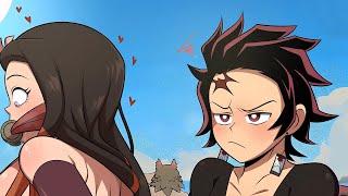 Tanjiro x Shinobu┃Demon Slayer Comic Dub