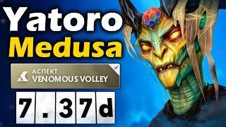 Яторо на Медузе, Нашел Новую Имбу?! - Yatoro Medusa 7.37 ДОТА 2