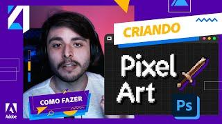 PIXEL ART NO PHOTOSHOP com LUCAS MELO | COMO FAZER | ADOBE 4ALL