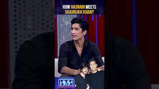 Hasnain meets Shahrukh Khan! - #muhammadhasnain #tabishhashmi #hasnamanahai #cricketer #shorts