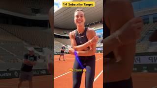 Aryana beautiful dance in Stadium ️#shorts #aryana #tennis