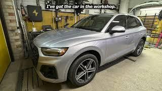 AUDI Q5. Repair. Ремонт.