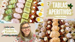 2 TABLES of Quick and Easy Christmas Appetizers