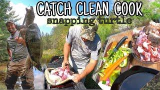 SNAPPING TURTLE (Catch Clean Cook) - SURVIVAL FOOD