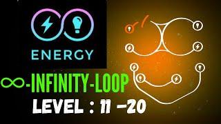 Infinity Loop :  ∞-Infinity-energy-Loop 2020 | levels 11- 20 | stress Buster (Anti stress loops )