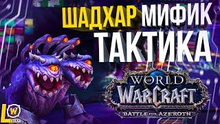 ГАЙД тактика Шадхар мифик (эпохальный режим) рейд Ниалота WOW 8.3