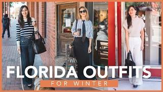 Florida Winter Outfits and Accessories for December