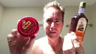 Shaving with Cella Shaving Soap and Pinaud’s Bay Rum