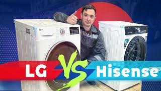 Cравнение LG F2J6HSDW 7 кг прямой привод или Hisense wf3s6021bw на 6 кг классический привод