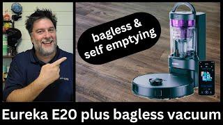 Eureka E20 Plus - Bagless Self-Emptying robot vacuum｜under $500