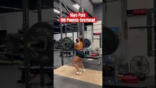 This 16yo Girl Is Stronger Than You #weightlifting #olympicweightlifting  #cleanandjerk #gym