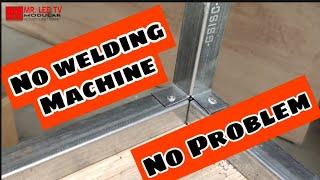 HOW TO BUILD A SIMPLE STEEL FRAME WITHOUT WELDING | MR. LEE TV