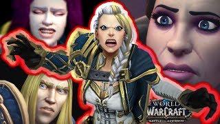 All Jaina Cinematics & Cutscenes in Chronological Order - Battle for Azeroth (WOW BFA)