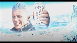 Vergil Calls Dante & Sips Monster Energy