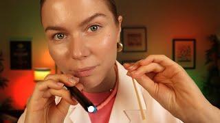 ASMR Cleaning Your Skin & Taping ~ Face Examination RP