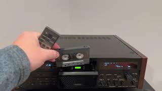 Sony TC-K555ESL Sound check after restoration   4K