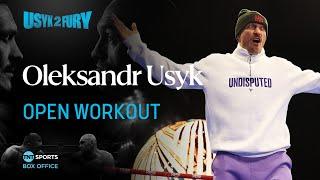 "GRAND ENTRANCE!"  Oleksandr Usyk's EPIC dance fueled open workout  #UsykFury2 