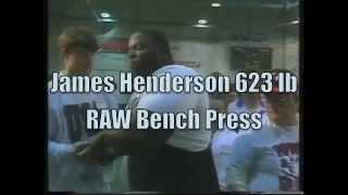 623 lb RAW BENCH PRESS - James Henderson (IPF World Champion)