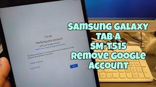 Samsung Galaxy Tab A (SM-T515), Remove Google Account, Bypass FRP. UnlockTool.