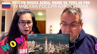 NielsensTV2 REACTS TO Moscow Russia Aerial Drone 5K Timelab.pro // Москва Россия Аэросъемка-WOW!