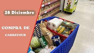 Compra Carrefour 28 de diciembre.