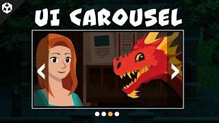 How to create a UI carousel in Unity || Unity UI Tutorial