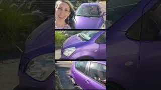 Coloring my car purple! Suzki splash color makeover #carcolor #purplecar