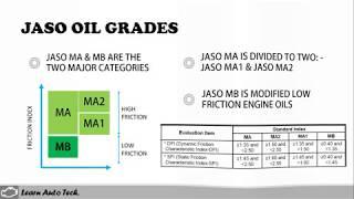 Select your motorcycle oil wisely ....   Part3   JASO grades