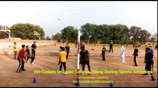 HH Cadets in Cadet College Jhang During Sports Activities