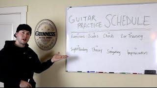 GUITAR PRACTICE SCHEDULE