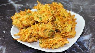 How to cook potato fritters | potato and carrot fritters recipe crispy ukoy recipe