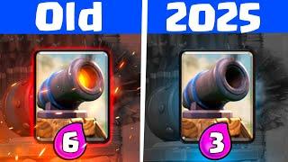 Old VS 2025 Clash Royale