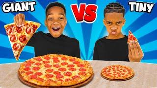 GIANT VS TINY FOOD CHALLENGE