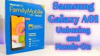 Samsung Galaxy A01 Unboxing and Hands-on