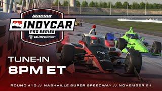 INDYCAR ButtKicker iRacing Pro Series | Championship finale at Nashville Superspeedway