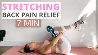 7 MIN BACK STRETCHES FOR BACK PAIN RELIEF | Upper, Middle & Lower Back | Relaxation & Recovery