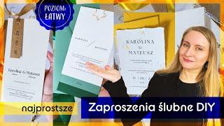 Zaproszenia ślubne DIY: piękne, łatwe, jak z Pinterest! 