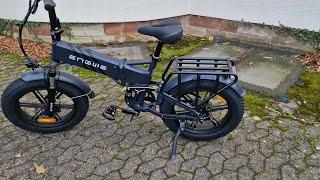 ENGINE PRO 2.0 Outdoor Adventure Folding Fat E-Bike Trail Workout 4K